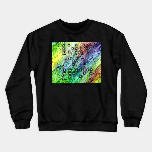 LOVE IS BLIND Crewneck Sweatshirt by Twisted Shaman